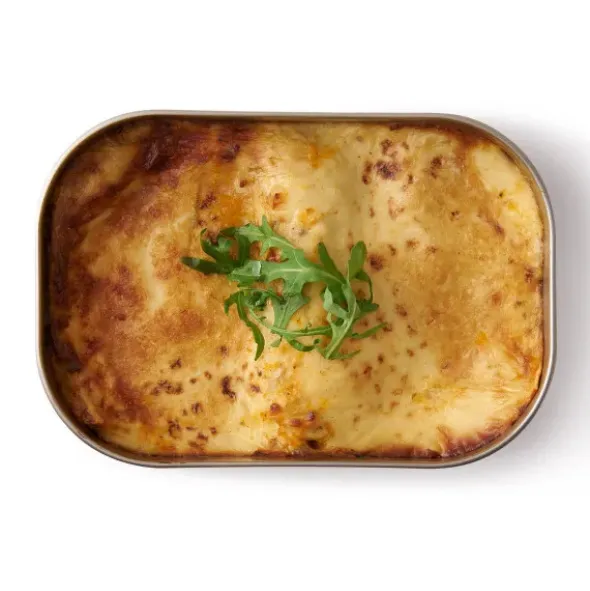 Lunchbox Edelstahl mit Gabel 1 l - orange