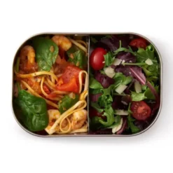 Lunchbox Edelstahl mit Gabel 1 l - ocean
