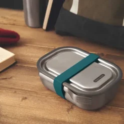 Lunchbox Edelstahl mit Gabel 1 l - ocean