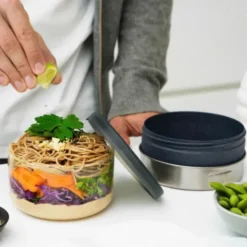 Lunchbox / Glas Lunch Bowl 750 ml SLATE, schiefergrau