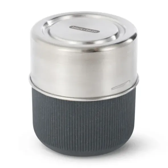 Lunchbox / Glas Lunchpot 450 ml SLATE, schiefergrau