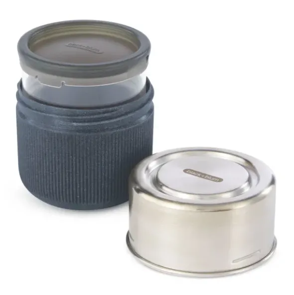 Lunchbox / Glas Lunchpot 450 ml SLATE, schiefergrau