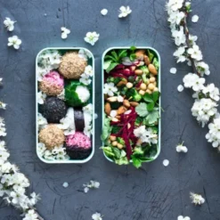 Lunchbox MB ORIGINAL Bento Box, Plume – Brotdose mit Motiv Feder
