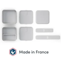 Lunchbox MB SQUARE Bento Box, cotton hellgrau
