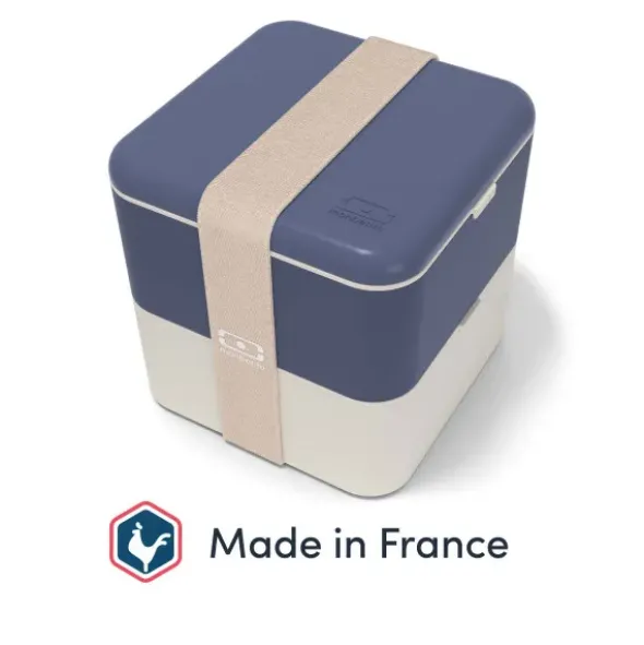 Lunchbox MB SQUARE Bento Box, natural blau