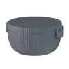 Lunchbox mit Besteck SALAD DELUXE BOWL, dark grey