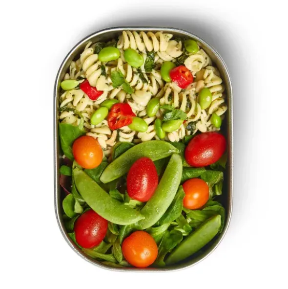Lunchbox mit Gabel 0,6 l Edelstahl, ocean
