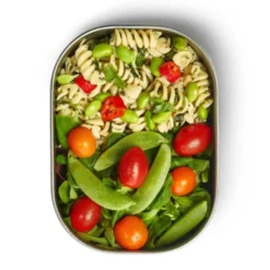 Lunchbox mit Gabel 0,6 l Edelstahl, olive