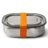 Lunchbox mit Gabel 0,6 l Edelstahl, orange