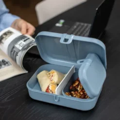 Lunchbox PASCAL S blau - ORGANIC bio-circular
