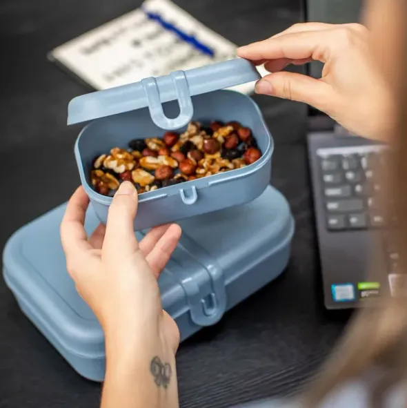 Lunchbox PASCAL S blau - ORGANIC bio-circular