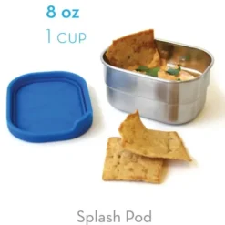 Lunchdose Edelstahl eckig - SPLASH POD 240 ml