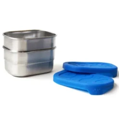 Lunchdose Edelstahl eckig - SPLASH POD 240 ml