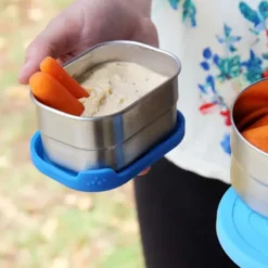 Lunchdose Edelstahl eckig - SPLASH POD 240 ml