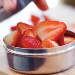 Lunchdose rund aus Edelstahl - mini - ECOdipper