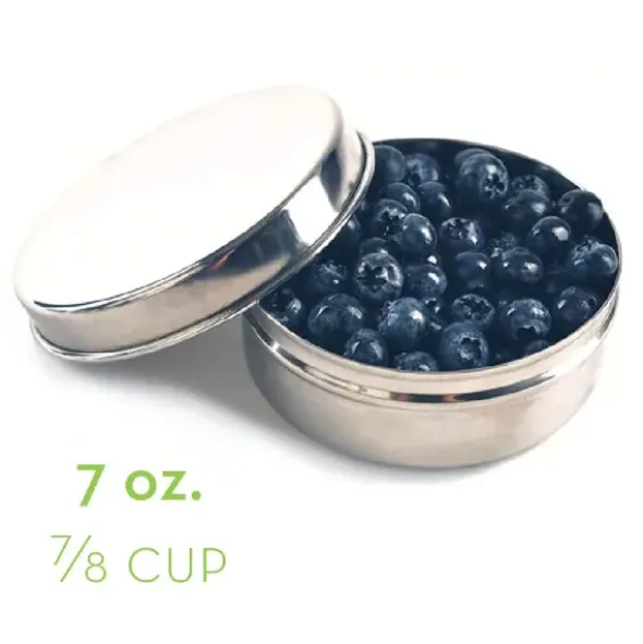 Lunchdose rund aus Edelstahl - mini - ECOdipper