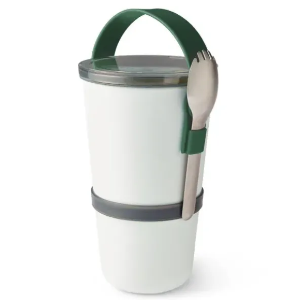 Lunchpot ORIGINAL mit Göffel 600 + 300 ml, olive