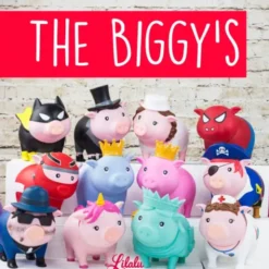 Lustige Sparschweine BIGGYS - Pink Star