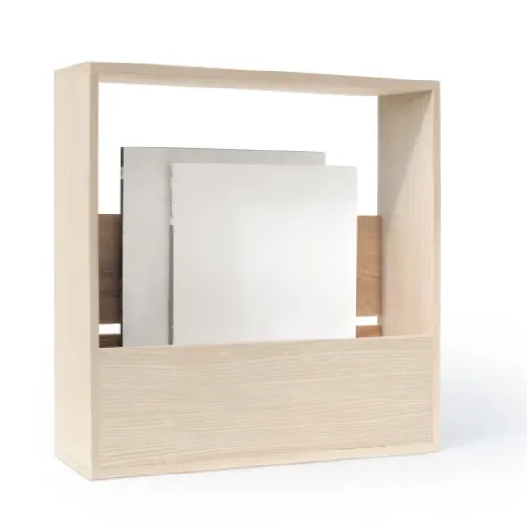 Magazin Box aus Holz – Zeitschriftenhalter & Zeitungsständer