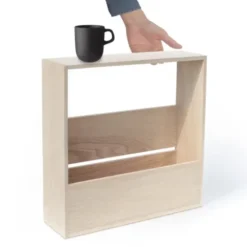 Magazin Box aus Holz – Zeitschriftenhalter & Zeitungsständer