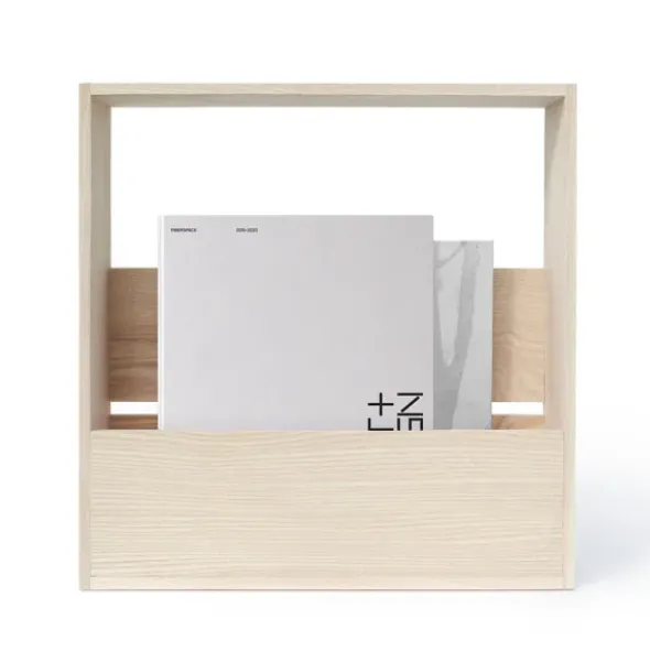 Magazin Box aus Holz – Zeitschriftenhalter & Zeitungsständer