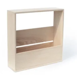 Magazin Box aus Holz – Zeitschriftenhalter & Zeitungsständer