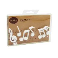 Magnete Musiknoten MEMODY MAGNETS 6er-Set weiß
