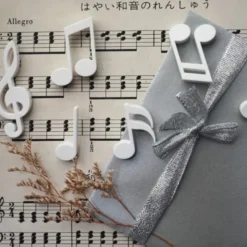 Magnete Musiknoten MEMODY MAGNETS 6er-Set weiß