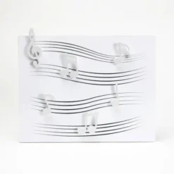 Magnete Musiknoten MEMODY MAGNETS 6er-Set weiß