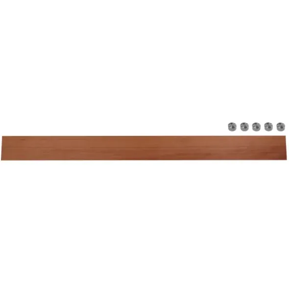 Magnetische Holzleiste mit 5 Magneten, Birnenholz geölt 60 cm