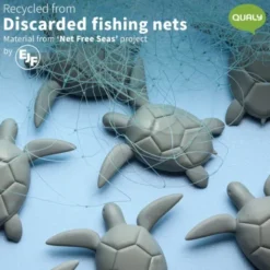 Magnet Schildkröte aus recycelten Fischernetzen - Sea Turtle