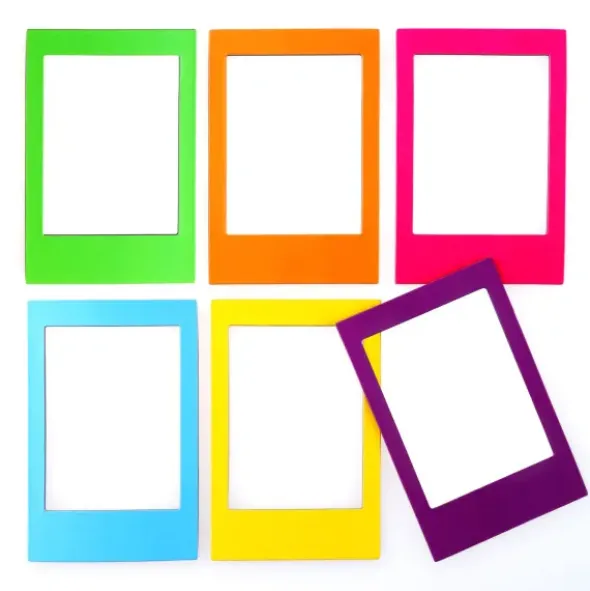 Mini Bilderrahmen 6er-Set magnetisch - Rainbow