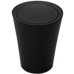 Mini-Mülleimer / Tischeimer Flip Bin schwarz