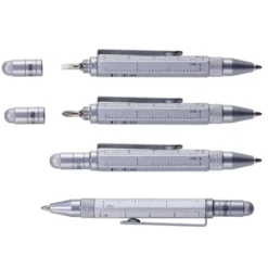 Mini Multitasking Kugelschreiber CONSTRUCTION LILIPUT - Titan grau