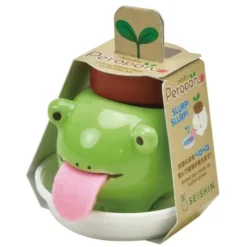 Mini Pflanzset PEROPON FROSCH Keramik, selbstbewässernd