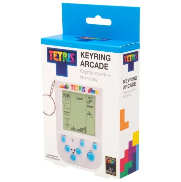 Mini Spielkonsole Tetris® Arcade mit Anhänger