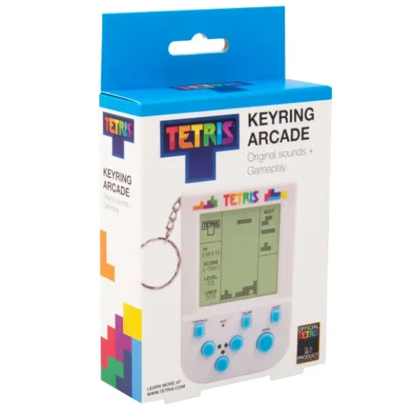 Mini Spielkonsole Tetris® Arcade mit Anhänger