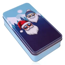 Männer Geschenkset Dose SANTA & YETI – Duschgel, Aftershave & Weihnachtsmütze