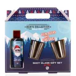 Männer Geschenkset REIN-BEERS AND CHEERS, Duschgel & Shotgläser