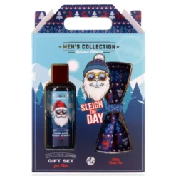 Männer Geschenkset Sleigh the Day – Duschgel & XMAS Fliege