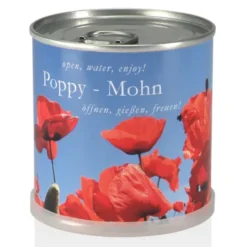 Mohn aus der Dose Pflanzset – Blumensamen zum Anzüchten