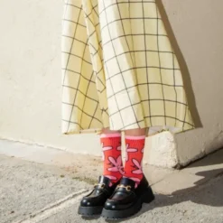 Motivsocken Blumen - Spruchsocken 