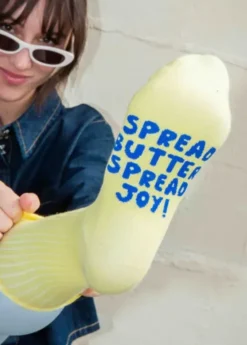 Motivsocken Butter - Spruchsocken 