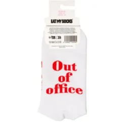 Motivsocken Ciao - Spruchsocken "Out Of Office"