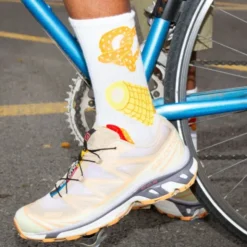 Motivsocken Fastfood - Spruchsocken