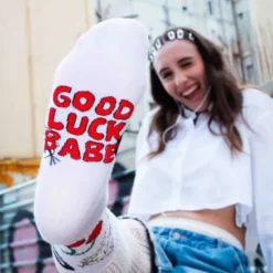 Motivsocken Glück - Spruchsocken 