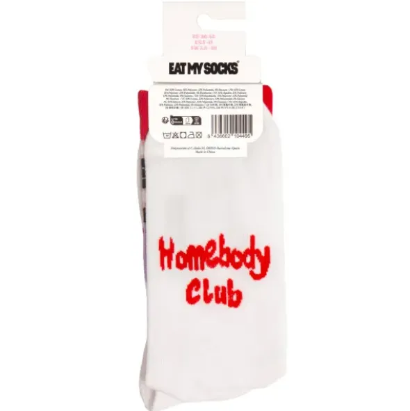 Motivsocken Haus - Spruchsocken "Homebody Club"
