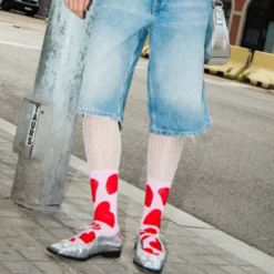 Motivsocken Herzen - Spruchsocken 