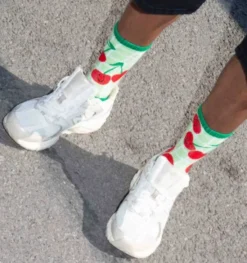 Motivsocken Kirschen - Spruchsocken 