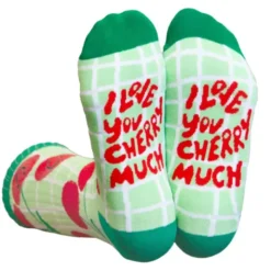 Motivsocken Kirschen - Spruchsocken 